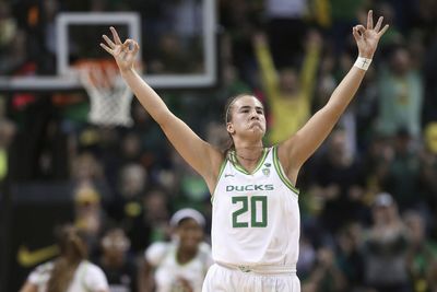 WNBA superstar Sabrina Ionescu joined College GameDay at Oregon, stole the show and made some bold picks