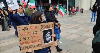 'I was absolutely disgusted' Protesters gather in Cardiff after death of Iran woman in police incident