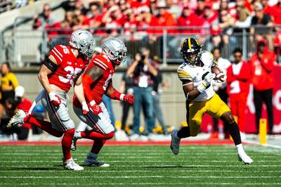 Twitter reacts to Tommy Eichenberg’s pick-six against Iowa