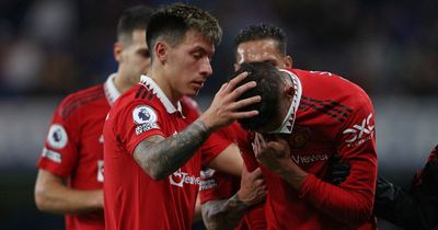 Raphael Varane left in tears after injury forces Manchester United defender off vs Chelsea