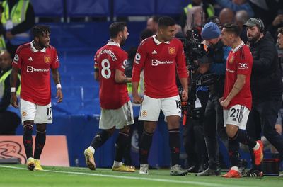Towering Casemiro header denies Chelsea as Manchester United snatch point after late drama