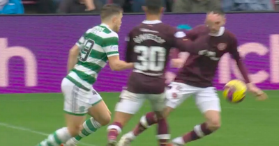 Michael Smith Celtic handball penalty snub splits the pundits as Hearts star receives 'natural position' VAR defence