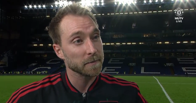 Manchester United's Christian Eriksen sends message to Raphael Varane after injury vs Chelsea