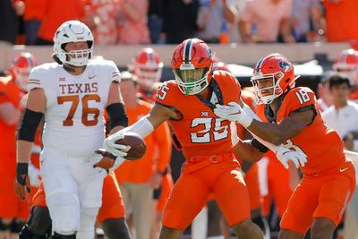 Oklahoma State topples Texas with 17-point surge