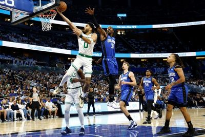 Celtics down Magic for third straight win, Spurs shock Sixers