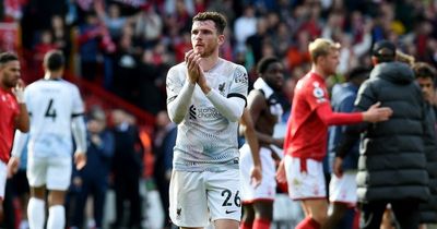 Andy Robertson makes major Liverpool admission as Jurgen Klopp has no excuse for Nottingham Forest loss