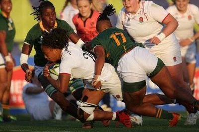 England thrash South Africa at Women’s Rugby World Cup to set up Australia quarter-final clash