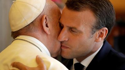 France's Macron attends peace summit in Rome, set to meet Pope Francis