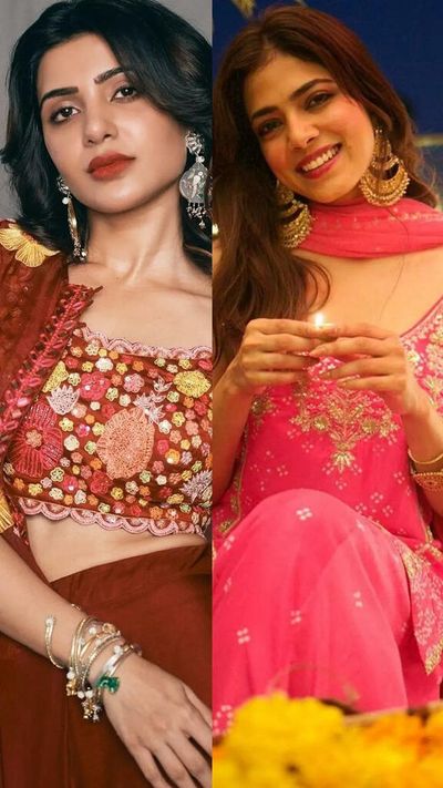 Samantha to Malavika Mohanan: Exquisite look to steal from South actresses this Diwali