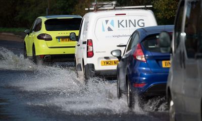 UK weather: heavy rain across England and Wales brings flood threat
