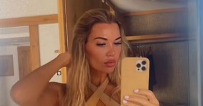 Christine McGuinness dazzles in bikini display before opening up to fans about head being 'full'