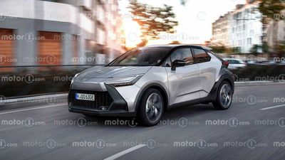 Next-Gen Toyota C-HR Rendering Adopts bZ4X's Outlandish Design