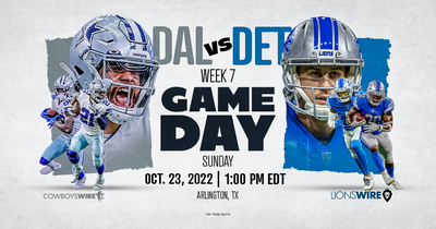 Lions vs. Cowboys: How to watch, listen, stream the Week 7 game