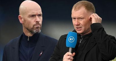 Paul Scholes claims "strange" Erik ten Hag change cost Man Utd vs Chelsea