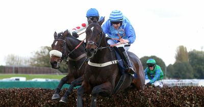 Riders Onthe Storm lands 'home' win in the Old Roan Chase at Aintree Racecourse