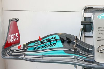 Mercedes may modify new F1 wing to avoid "falling foul" of FIA
