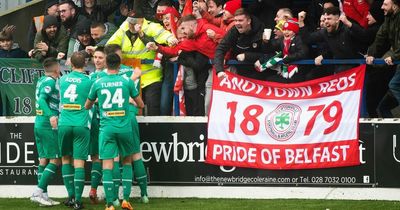 Paddy McLaughlin hails his quick-firing Cliftonville side