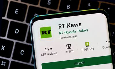 Ukraine urges global ban of Russia's RT over presenter's call to drown children