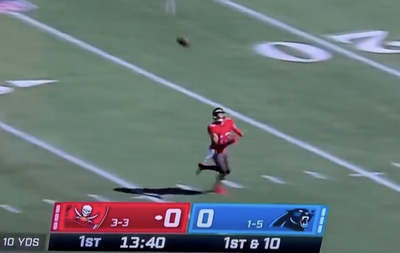 Mike Evans let down Tom Brady by dropping one of the easiest 64-yard TDs you’ll ever see