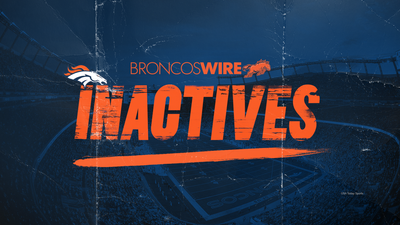 Broncos inactives: 6 players won’t play vs. Jets