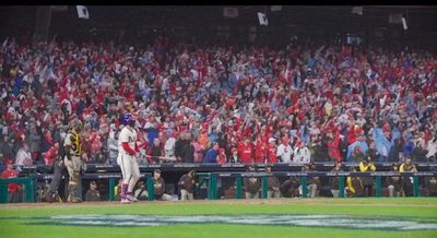 This angle of Bryce Harper’s game-winning HR that sent the Phillies to the World Series is so darn cool