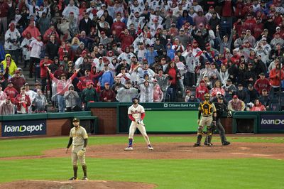 9 awesome photos of Bryce Harper’s dramatic home run that sent the Phillies to the World Series