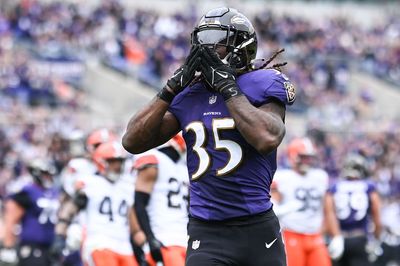 Ravens RB Gus Edwards shares emotions of returning to field following torn ACL