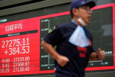 Asian shares mixed; Chinese economy grew 3.9% in July-Sept