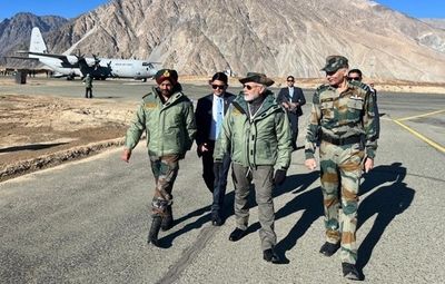 Ladakh: PM Modi Lands In Kargil To Celebrate Diwali With Soldiers