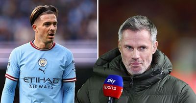 Jamie Carragher fires dig at Jack Grealish as Almiron comments come back to haunt him