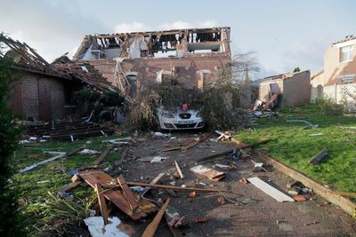 Fierce winds rip off roofs, cut power in northern France