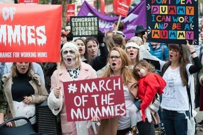 March of the Mummies - inside the ‘walking dead’ parental protest