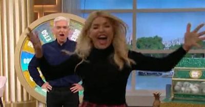 This Morning's Holly Willoughby screams in despair as Spin to Win goes wrong before 'rule break'