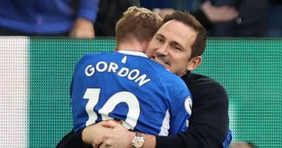 Frank Lampard has Anthony Gordon's back and special Everton moment showed it