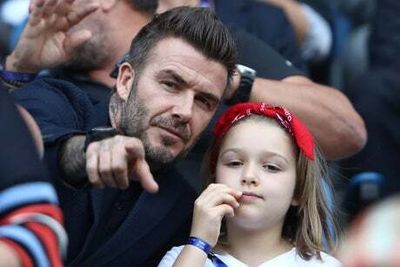 David Beckham praises England Lionesses for inspiring daughter Harper, 11, after their Euros success