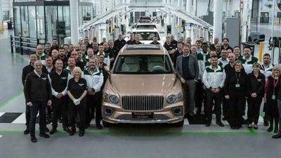 Bentley Bentayga EWB Goes Into Production In The UK