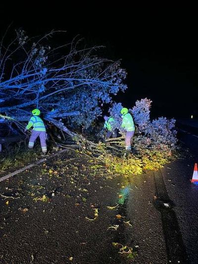 Firefighters called to flooding across London after storm batters southern England