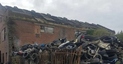 Council forced to clear more than 700 tyres as asbestos found at 'fly-tipping dump'