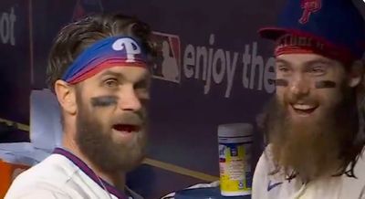 Lip-readers caught Bryce Harper saying the coolest thing in the dugout after his legendary home run