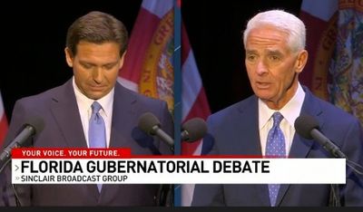 How to watch Florida’s Ron DeSantis and Charlie Crist face-off in sole televised governor debate