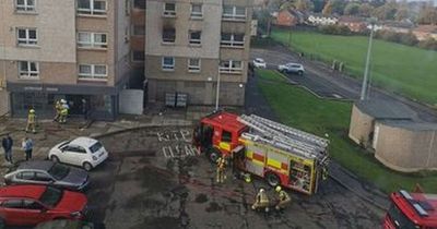 Blaze breaks out inside Edinburgh flat as emergency crews race to tower block