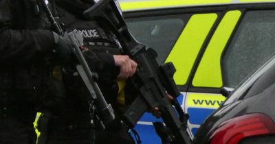 Armed police swoop after reports of three man 'machete' brawl