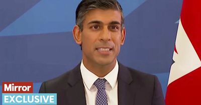 Rishi Sunak's wide-eyed expression during 'very odd' speech suggested fear, says expert