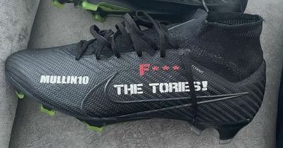 'F*** the Tories!' Wrexham player's new boots get Ryan Reynolds seal of approval