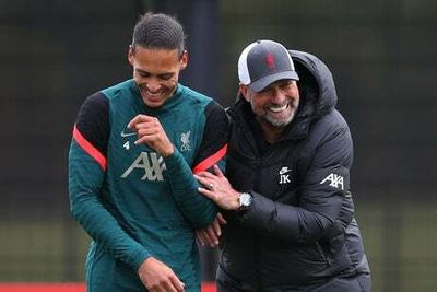 Virgil van Dijk reveals Jurgen Klopp ‘shouts a lot’ in Liverpool dressing room