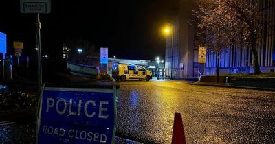 Boy rushed to hospital after attack in Scots town centre as cops lock down scene