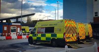 Hospitals warn of SEVEN hour waits as ambulances queue outside stretched A&E departments