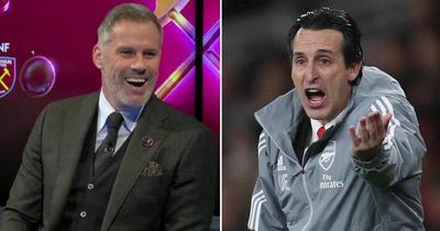 Jamie Carragher touches on Arsenal struggles in verdict on Unai Emery's Aston Villa move