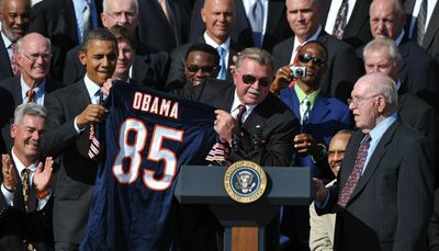 Barack Obama shows his fandom for Bears as guest on ManningCast