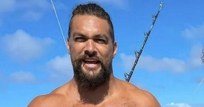 Jason Momoa sends fans wild wearing only a tiny loin cloth during Hawaii fishing trip